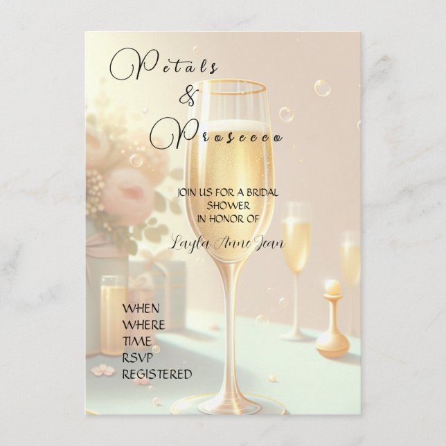 Invitation à une fête de mariage  (Devant)