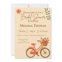 Invitation à une fête de mariage, Bicyclette flora