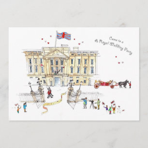 Invitation à une fête de mariage royal