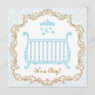 Invitation à une fête de naissance de garçon
