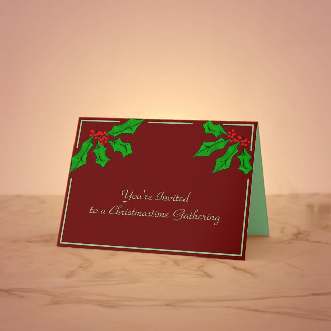 Invitation à une fête de Noël à Noël (Créateur téléchargé)
