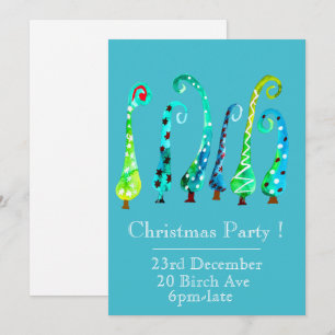 Invitation à une fête de Noël autour du sapin de N