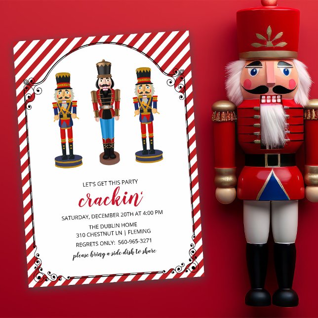 Invitation à une fête de Noël de Casse-Noisette (Créateur téléchargé)