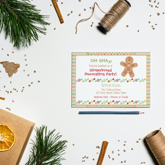 Invitation à une fête de pain d'épices (Créateur téléchargé)