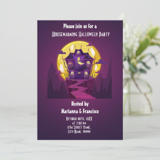Invitation à une fête de pendaison de crémaillère