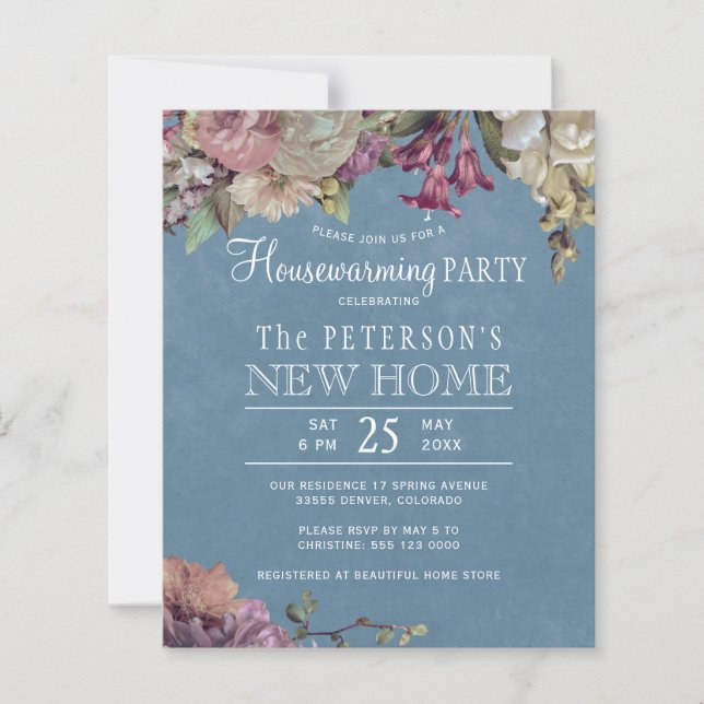 Invitation à une fête de pendaison de crémaillère  (Devant)