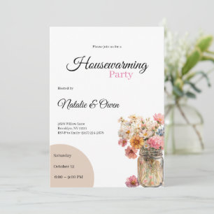 Invitation à une fête de pendaison de crémaillère