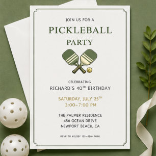 Invitation à une fête de Pickleball