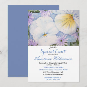 INVITATION À UNE FÊTE DE PLEIN AIR SUR LA TERRASSE