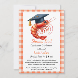 Invitation à une Fête de Remise de Diplôme avec un