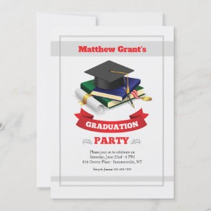 Invitation à une fête de remise de diplômes