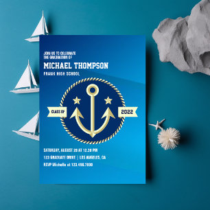 Invitation à une fête de remise de diplômes sur le