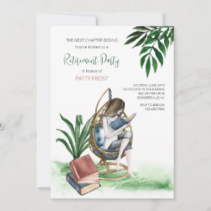 Invitation à une fête de retraite pour femme