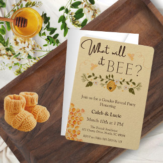 Invitation à une fête de révélation du sexe du béb