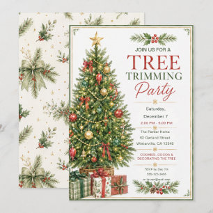 Invitation à une fête de taille d'arbre