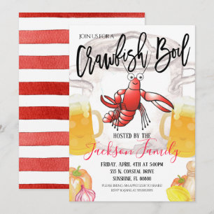 Invitation à une Fête d'Écossaises d'Écrevisses