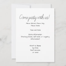 Invitation à une fête d'équitation sur cheval