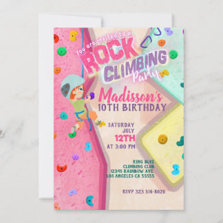 Invitation à une fête d'escalade