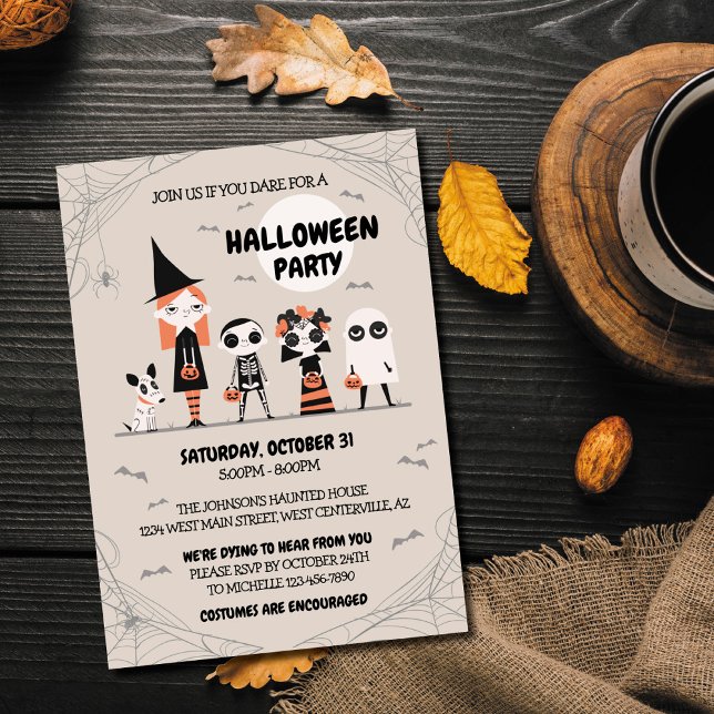 Invitation à une fête d'Halloween (Créateur téléchargé)