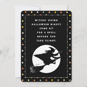 Invitation à une fête d'Halloween
