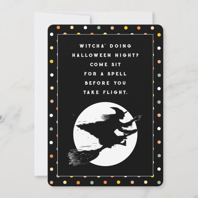 Invitation à une fête d'Halloween (Devant)