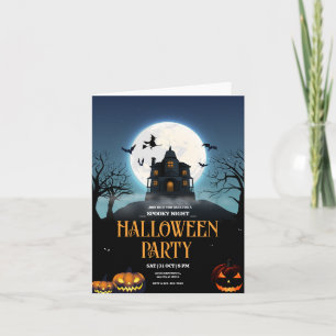 Invitation à une fête d'Halloween, Nuit effrayante