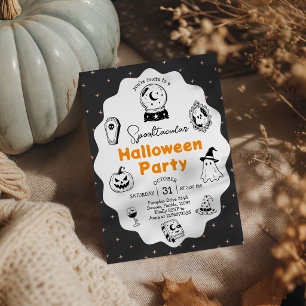 Invitation à une fête d'Halloween Spooktacular