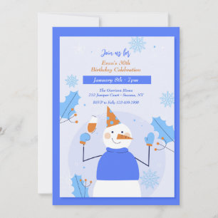 Invitation à une fête d'hiver