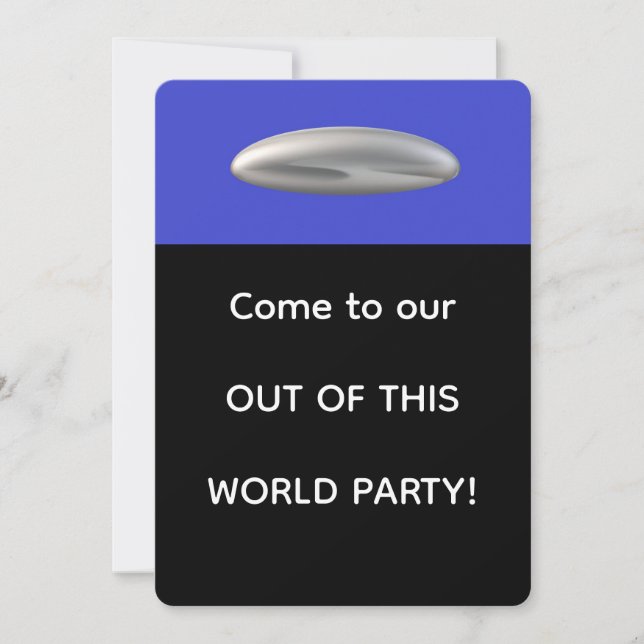 Invitation à une fête hors de ce monde (Devant)