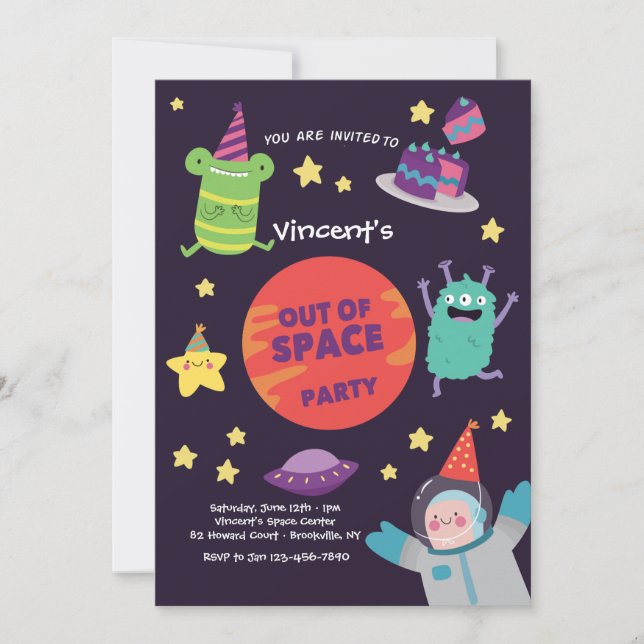 Invitation à une fête hors de l'espace (Devant)