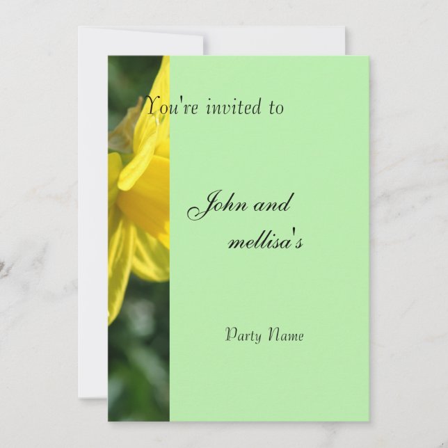 Invitation à une fête, mariage, anniversaire, remi (Devant)