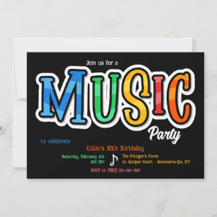 Invitation à une fête musicale
