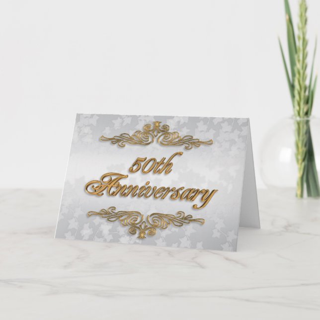 invitation à une fête pour le 50e anniversaire tex (Devant)