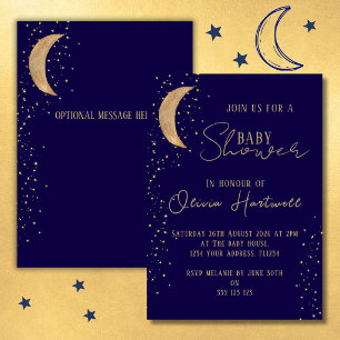 Invitation à une fête prénatale céleste et non gen