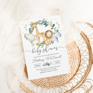 Invitation à une fête prénatale neutre en genre su