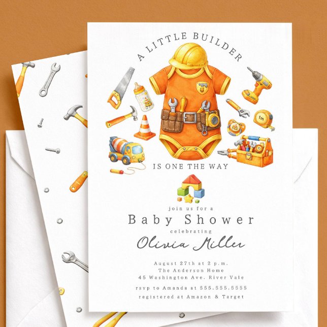 Invitation à une fête prénatale sur le thème de la (Créateur téléchargé)