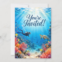 Invitation à une fête sous-marine