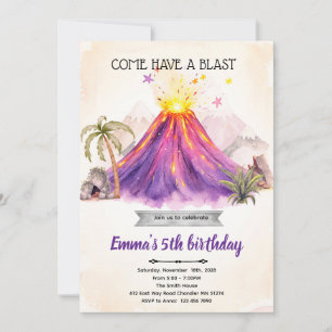 Invitation à une fête sur le thème de la fille vol