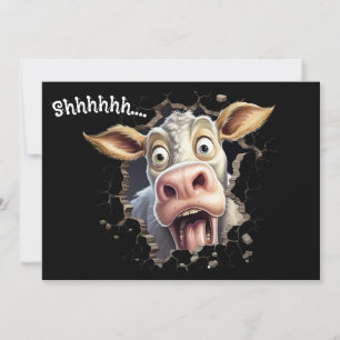 Invitation à une fête surprise secrète   Chut Vach