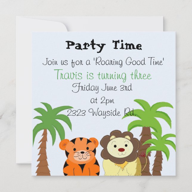 Invitation à une fête très amusante (Devant)