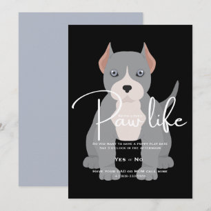 Invitation à une journée de jeu de pitbull