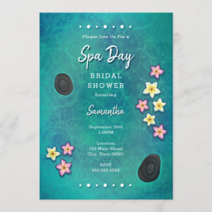 Invitation à une journée de spa aux fleurs flottan