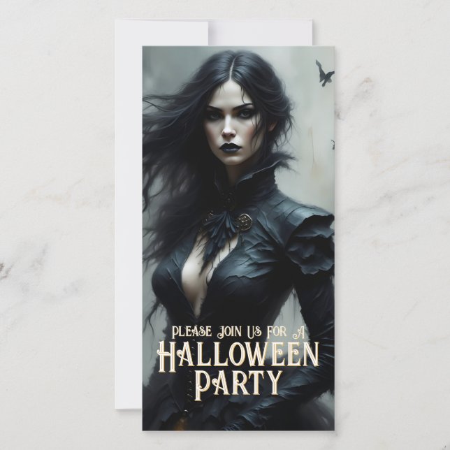 Invitation à une Nuit de Halloween Gothique de Mys (Devant)