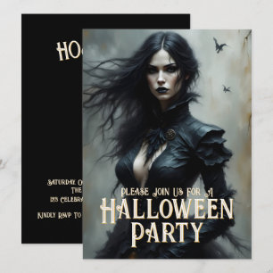 Invitation à une Nuit de Halloween Gothique de Mys