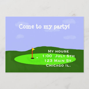 Invitation à une partie de golf