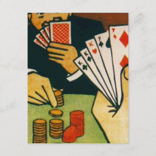 Invitation à une partie de jeu de cartes de jeu en