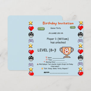 Invitation à une partie de jeu multijoueur – Anniv