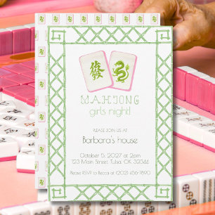 Invitation à une partie de Mahjong, bambou du drag