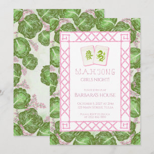 Invitation à une partie de Mahjong, Chou et Rose
