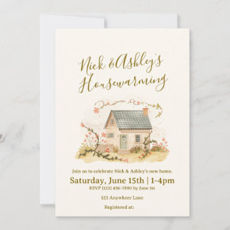 Invitation à une pendaison de crémaillère